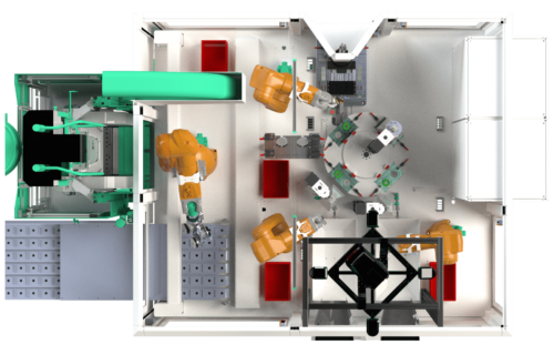 Roboterautomatisierung mit Stäubli und Keyence 3D BinPicking - Griff in die Kiste